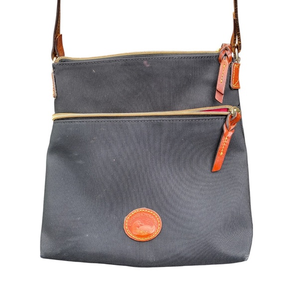 Dooney & Bourke Black and Brown nylon Bag - Picture 5 of 11